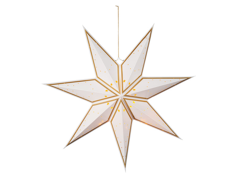  Zobrazit na celou obrazovku LIVARNO home Vánoční LED hvězda, 20 LED, 70 cm - Obrázek 8