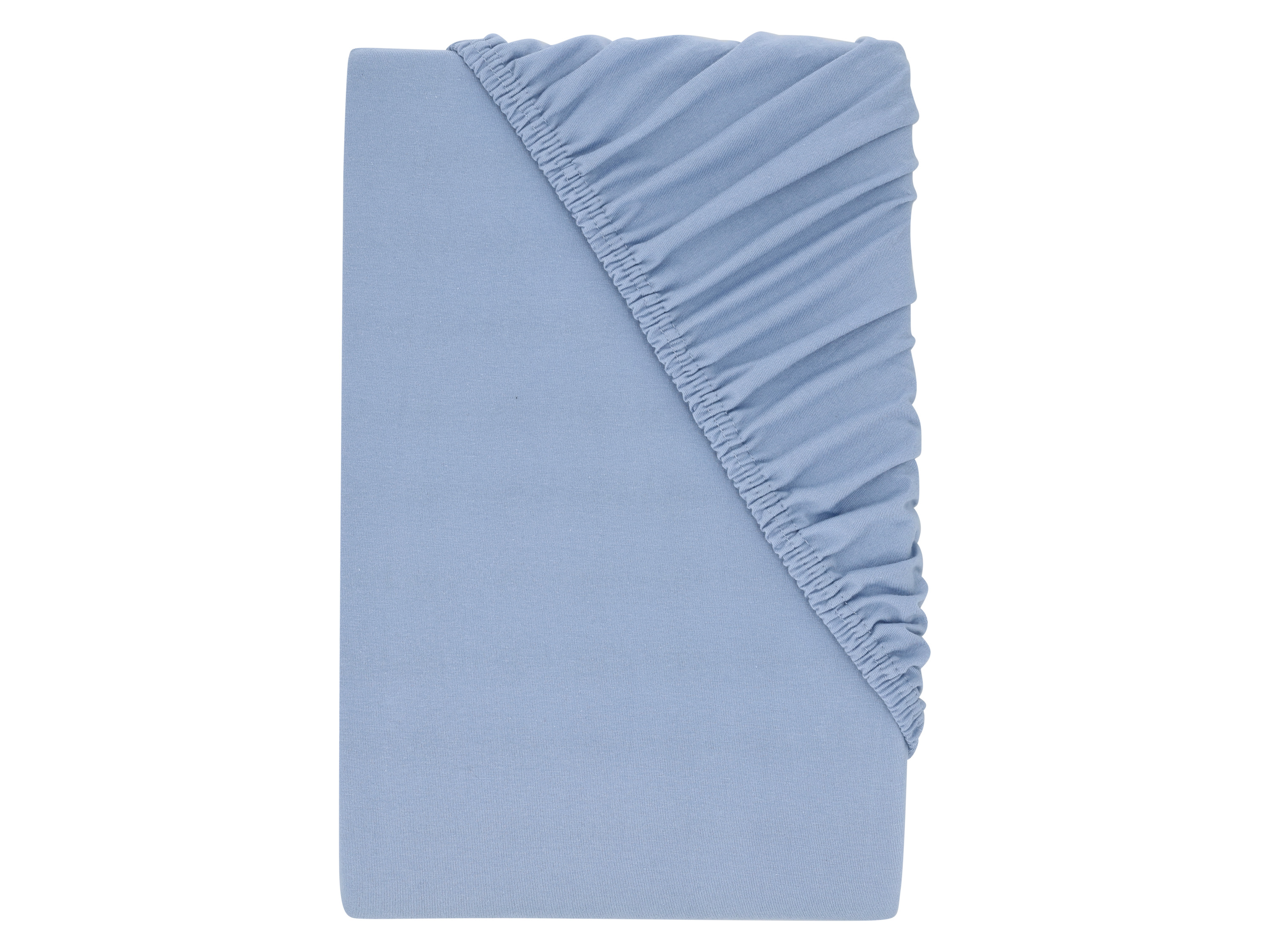 Livarno® Žerzejové napínací prostěradlo, 90–100 x 200 cm (modrá)
