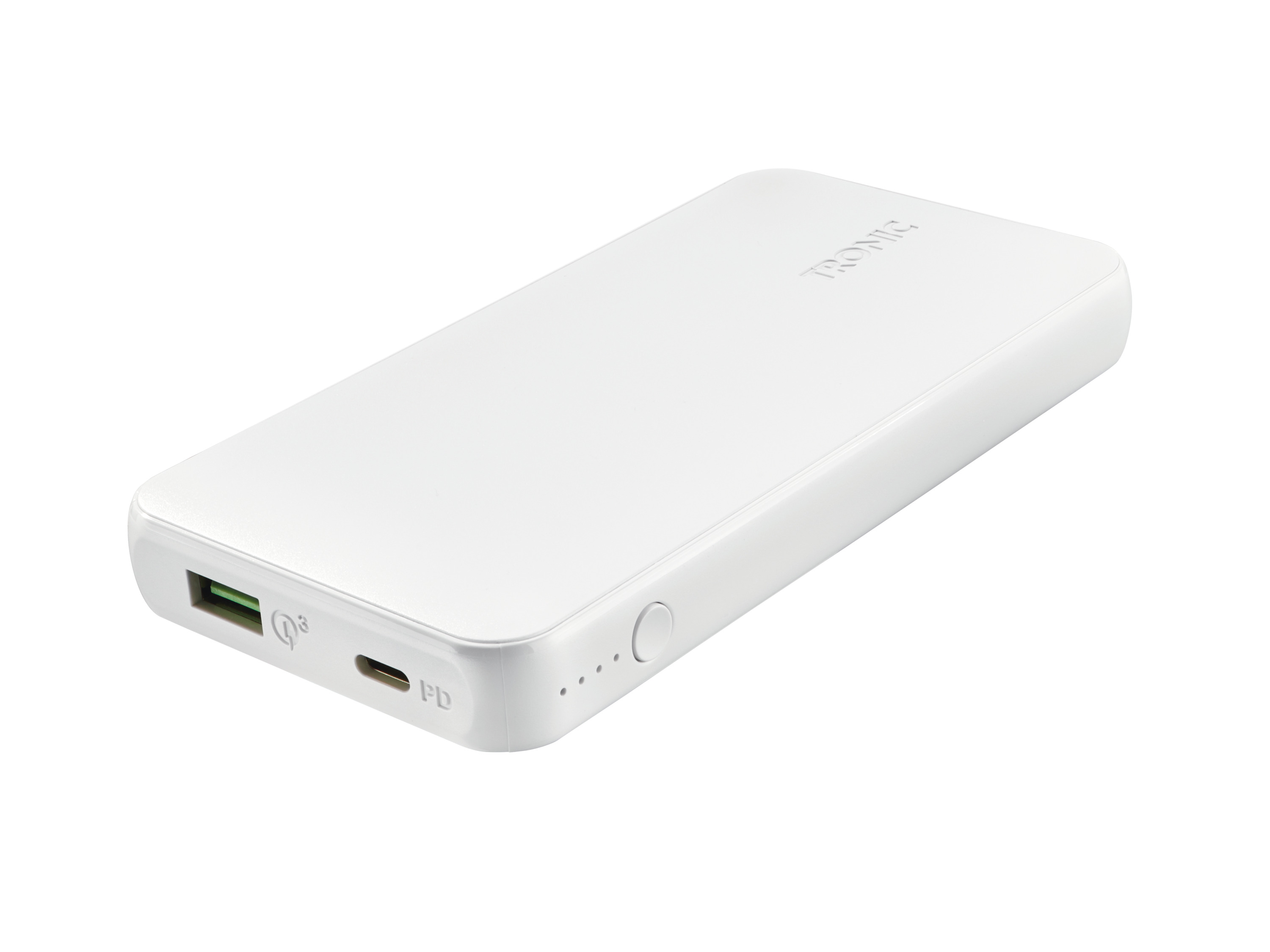Tronic® Powerbanka 10 000 mAh, Usb-C PD, Usb-A Quick Charge™ 3.0 (bílá)