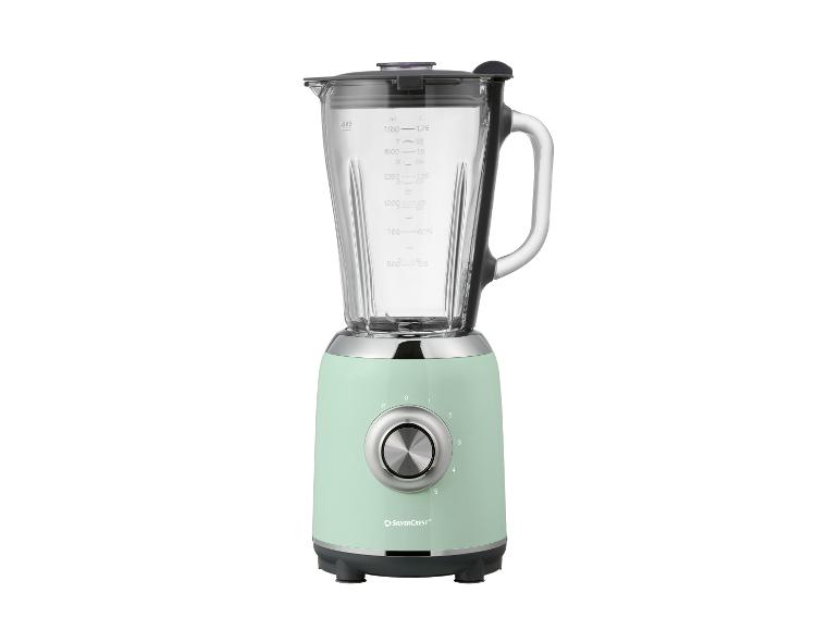 Zelený mixér SilverCrest s 5 rychlostmi.