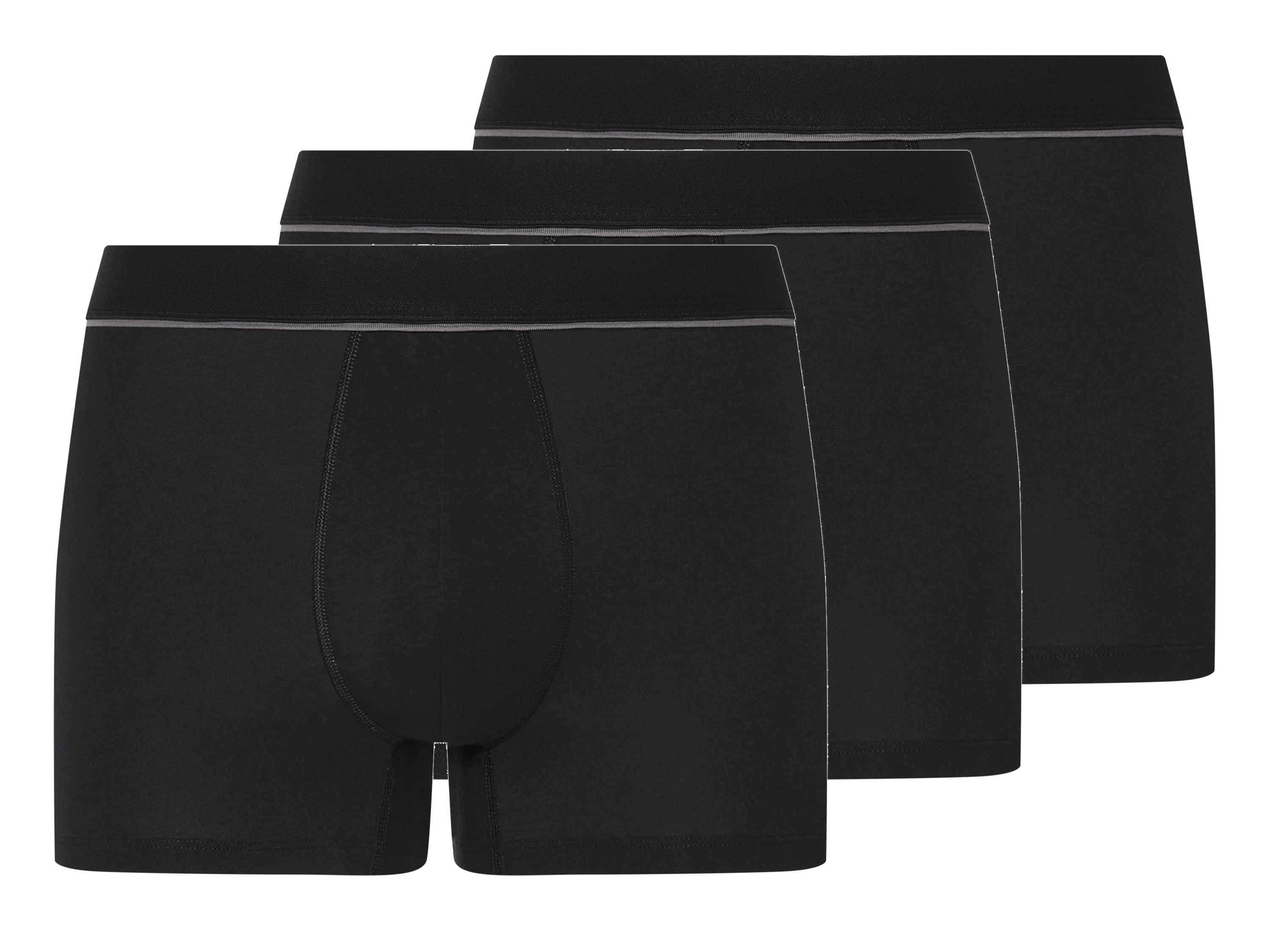 esmara Men Pánské boxerky s BIO bavlnou, 3 kusy (černá, 6/L)