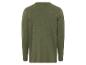 Tmavě zelené pánské tričko s dlouhým rukávem.