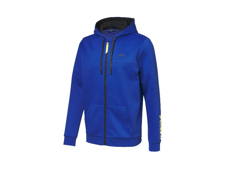 Jack Wolfskin pánská modrá mikina s kapucí.