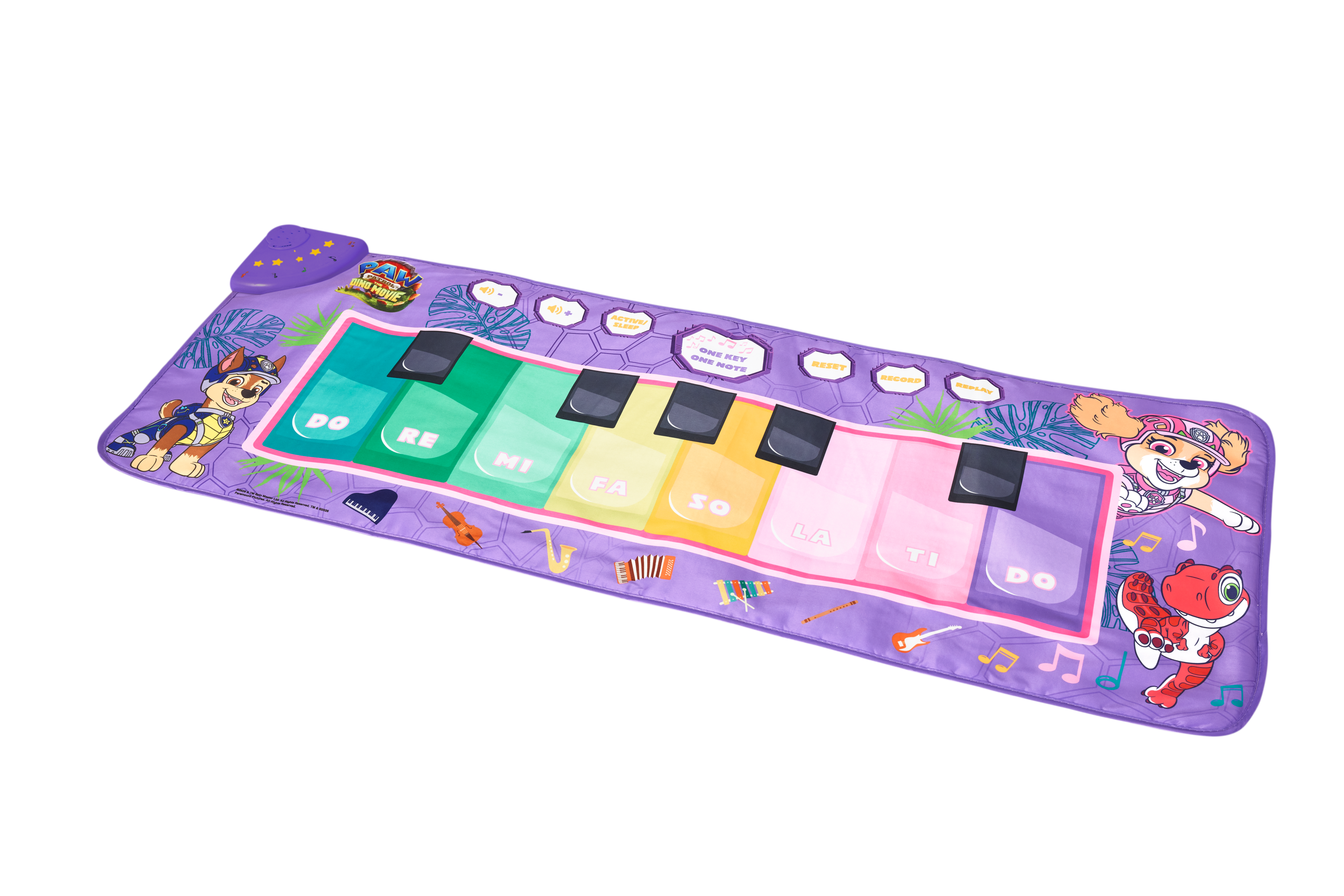 Lupilu® Taneční podložka Tlapková patrola, 48 x 130 cm (lila fialová)