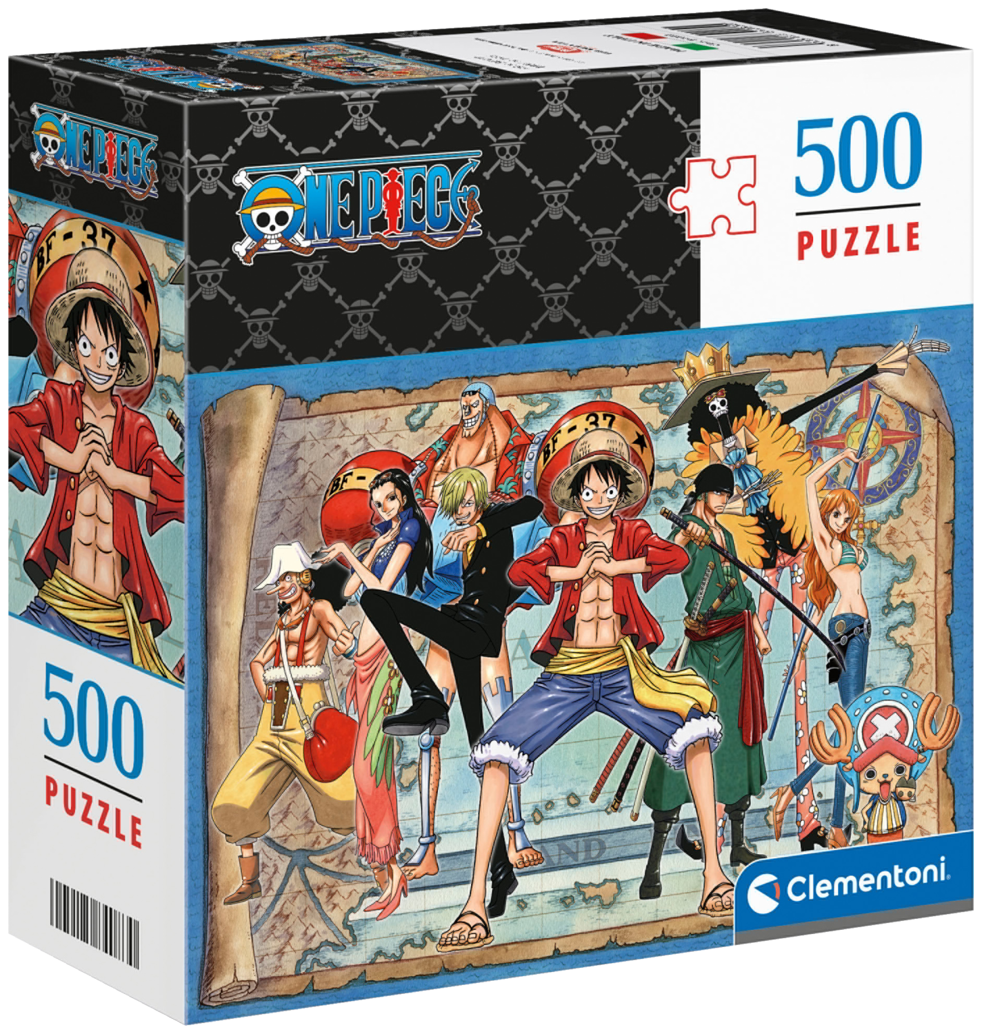 Clementoni Puzzle Dragon Ball / One Piece, 500 dílků (One Piece – Setkání)