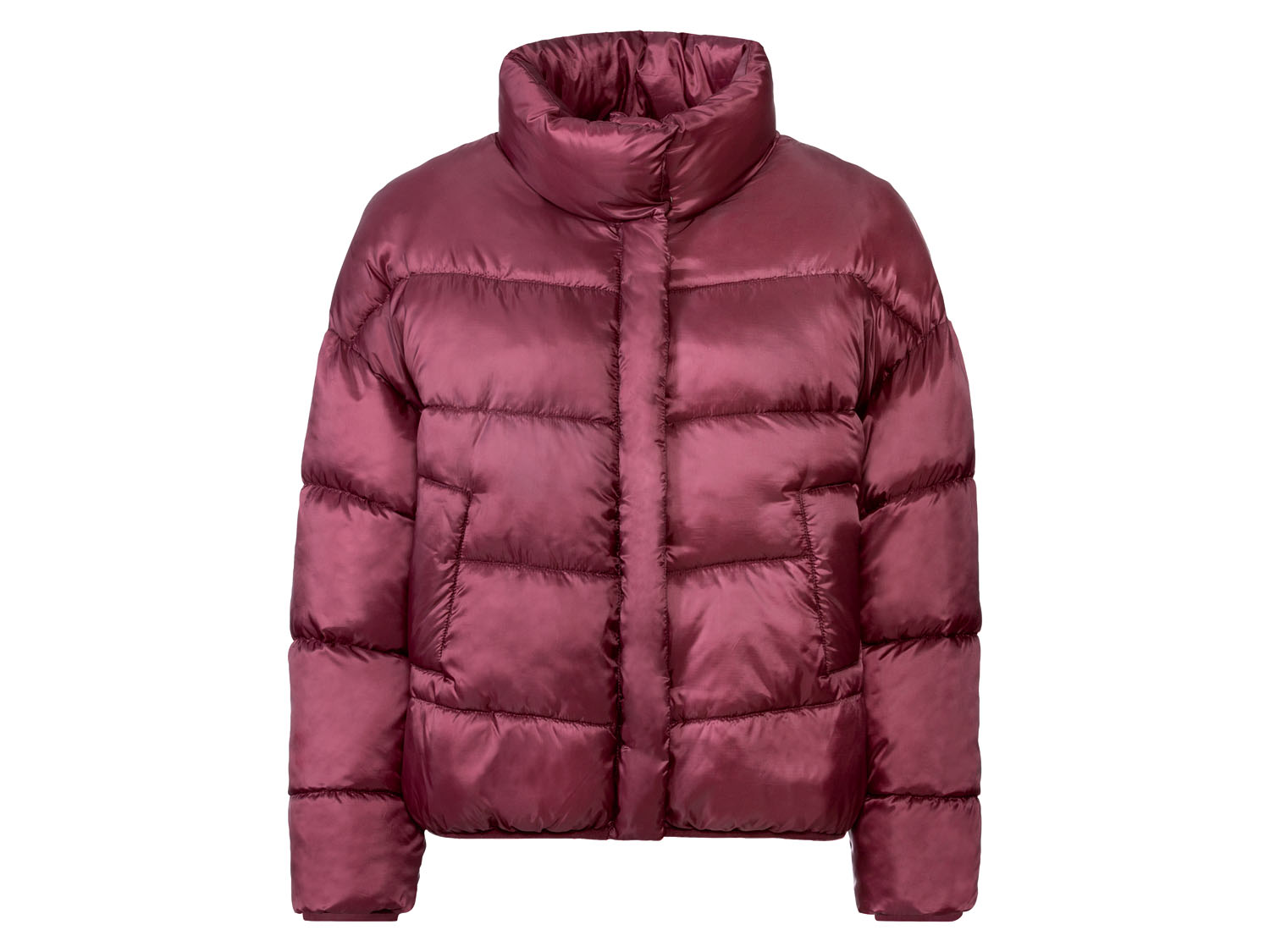esmara® Dámská prošívaná bunda (XS (32/34), bordó)