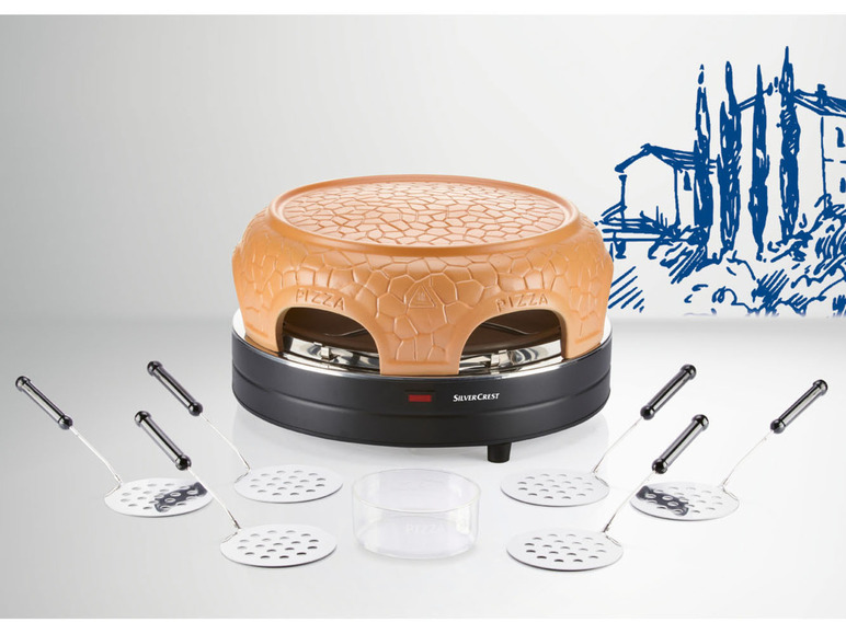  Zobrazit na celou obrazovku SILVERCREST® KITCHEN TOOLS Pec na minipizzy SPO 910 A1 - Obrázek 7