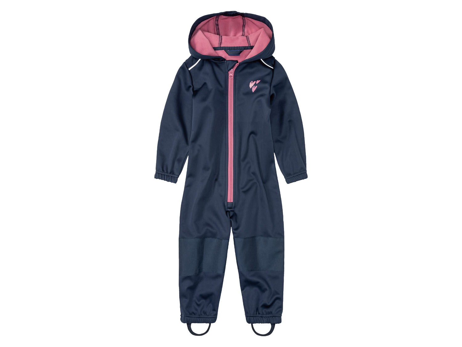 lupilu® Dívčí softshellový overal s podšívkou (110/116, navy modrá)