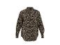 Košile s dlouhým rukávem na knoflíky s leopardím vzorem