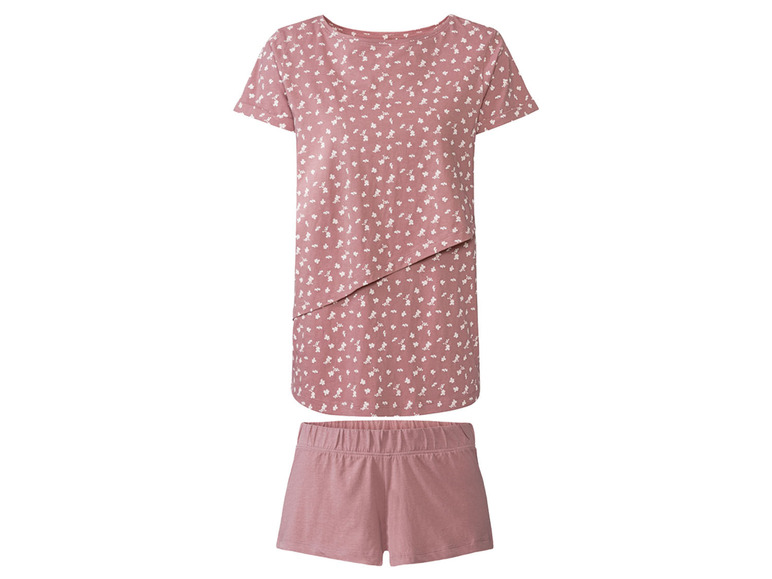 esmara Dámské pyžamo na kojení BIO (XS (32/34), světle růžová)