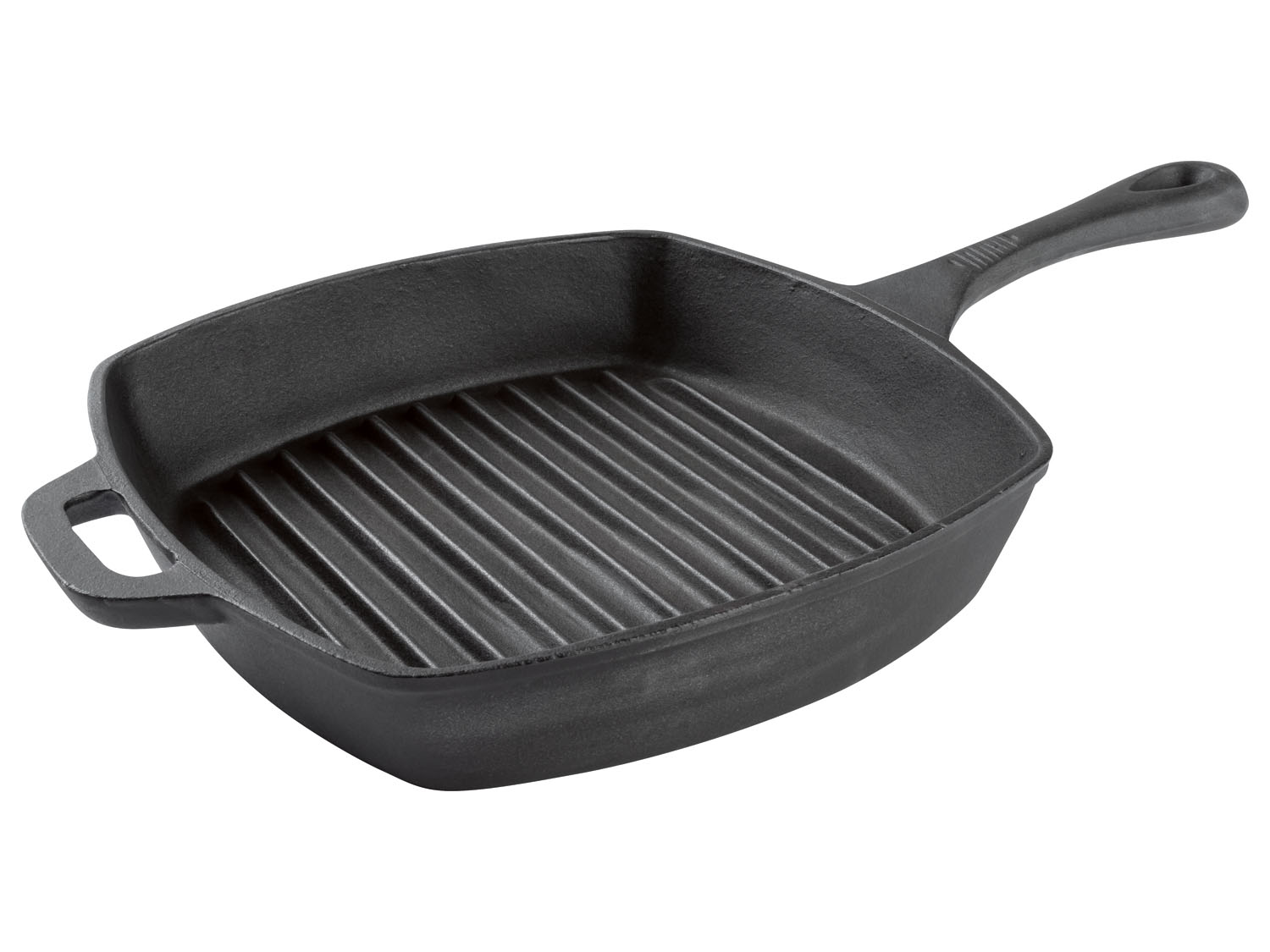 Grillmeister Litinová pánev, Ø 34cm / Litinová grilovací pánev, 44 x 25,5 cm (pánev na pečení)