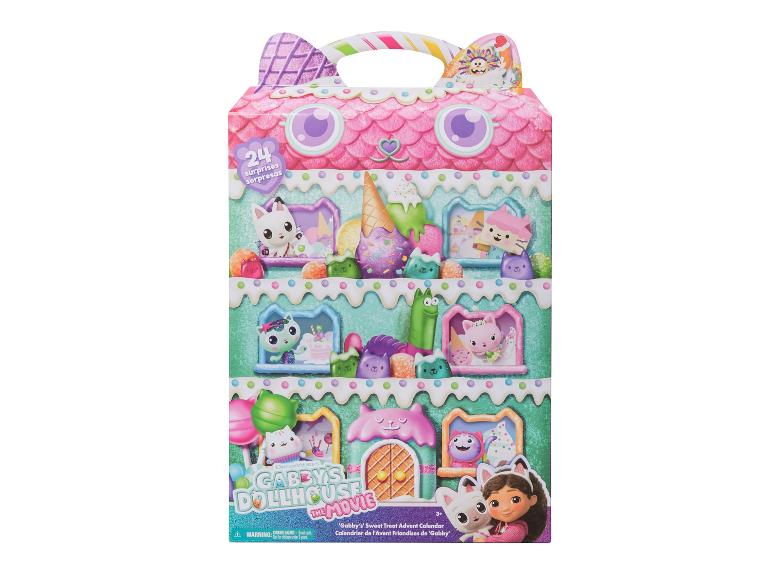 Adventní kalendář Gabby's Dollhouse Sweet Treat s 24 překvapeními.