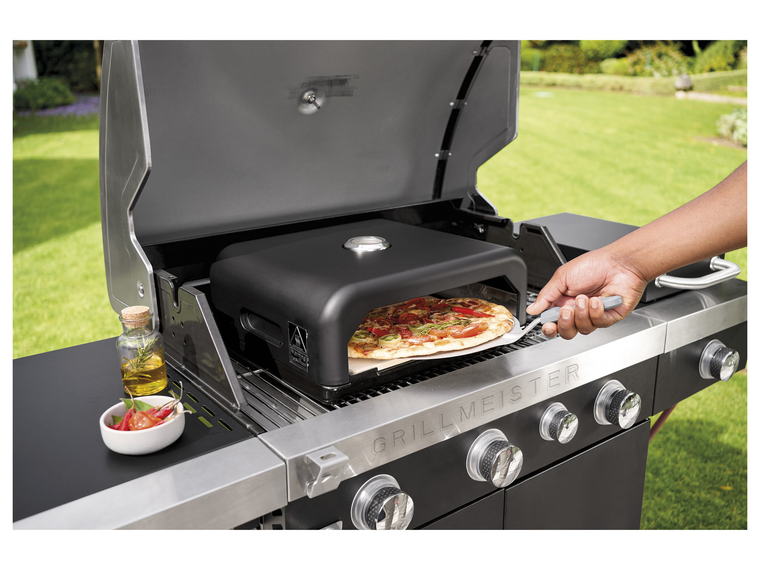 Grillmeister Gasgrill 3plus1 Brenner 14 4 Kw Plynový gril 14,4 kW, 3 + 1 | Lidl.cz