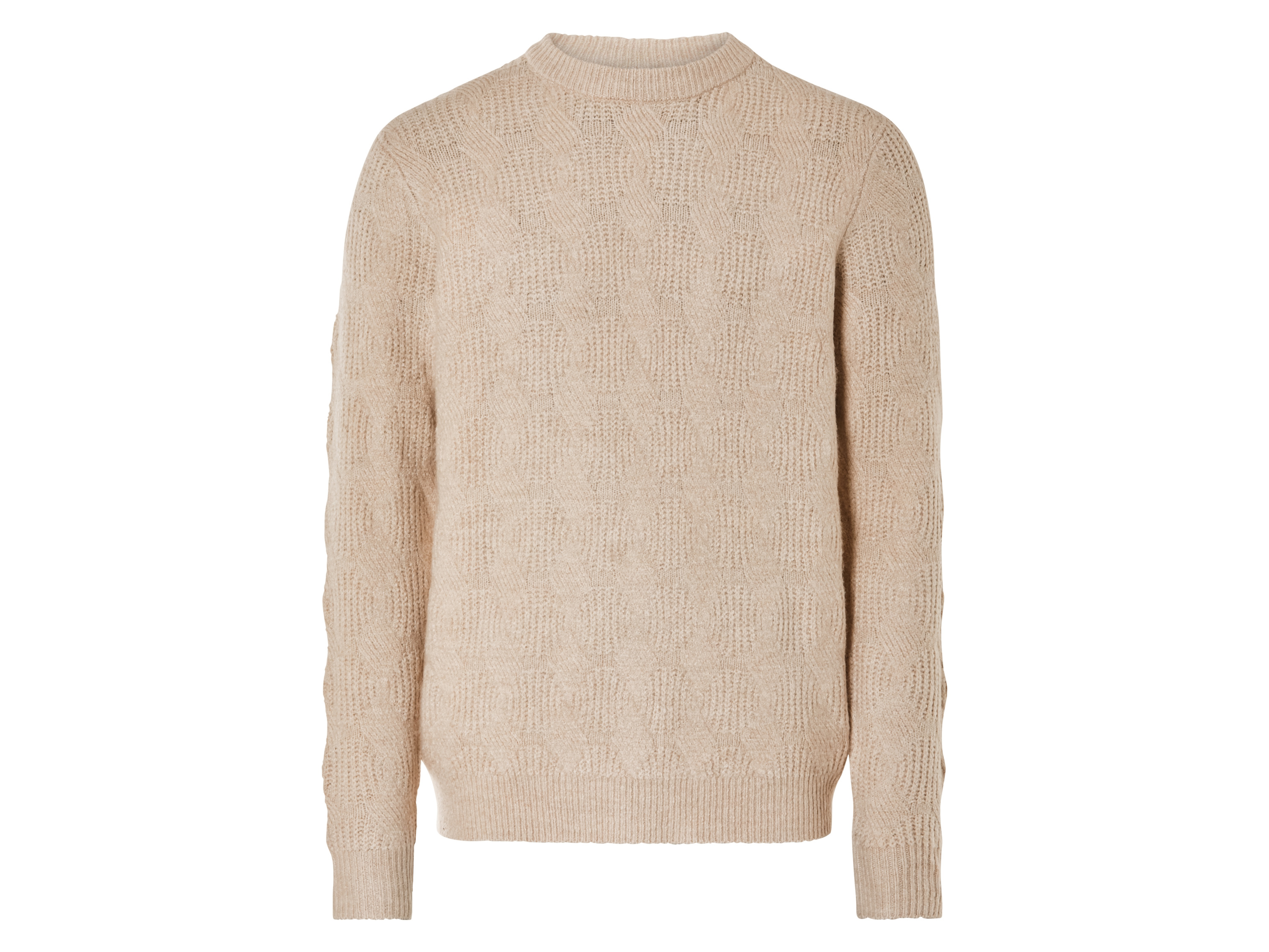 Livergy® Pánský pletený svetr (béžová, XXL (60/62))