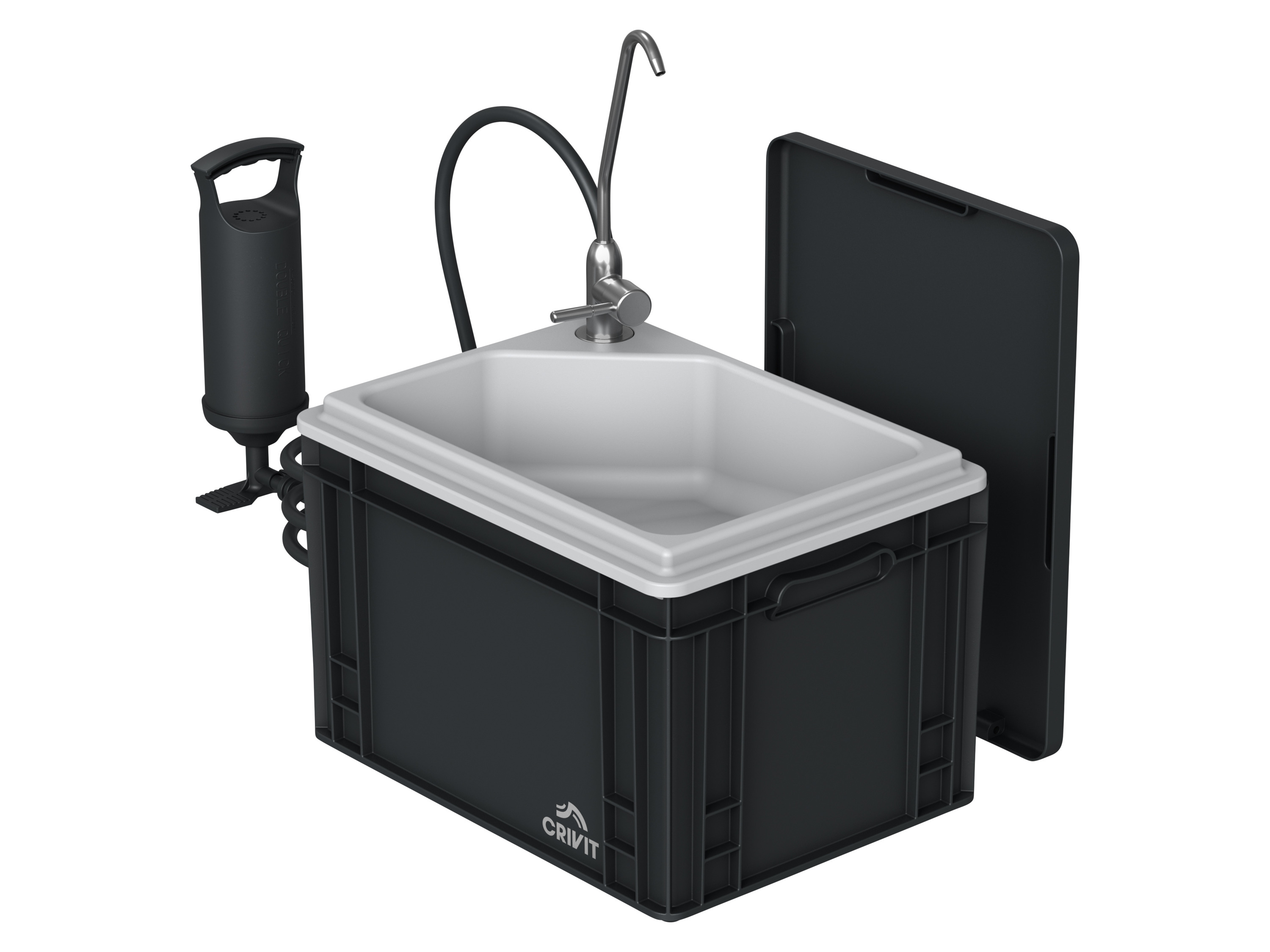 Crivit Přenosné umyvadlo s nádrží, 5 l