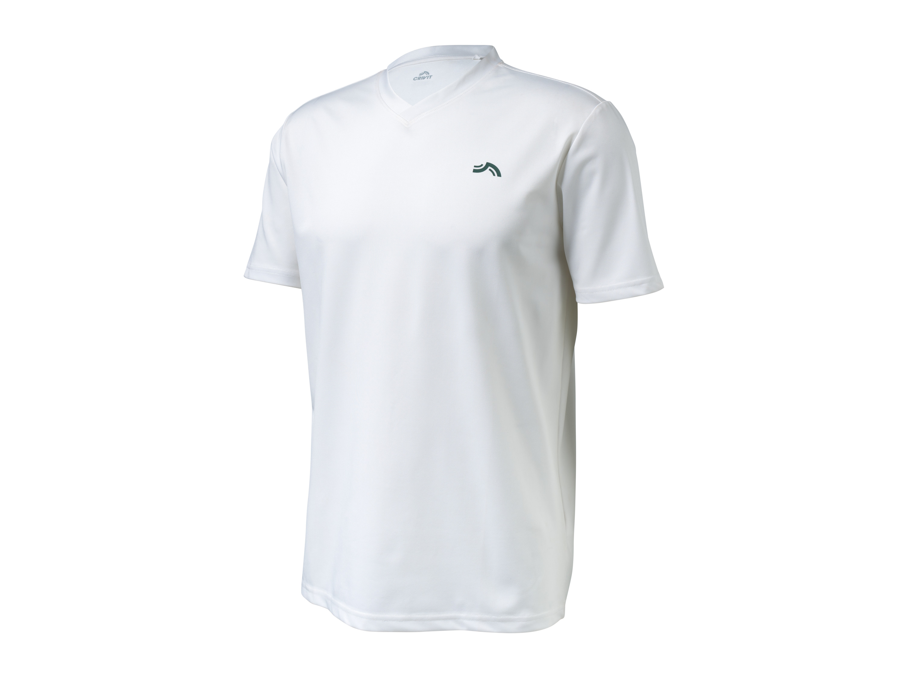 Crivit Pánské funkční tričko piké Tenis/Padel (bílá, M (48/50))