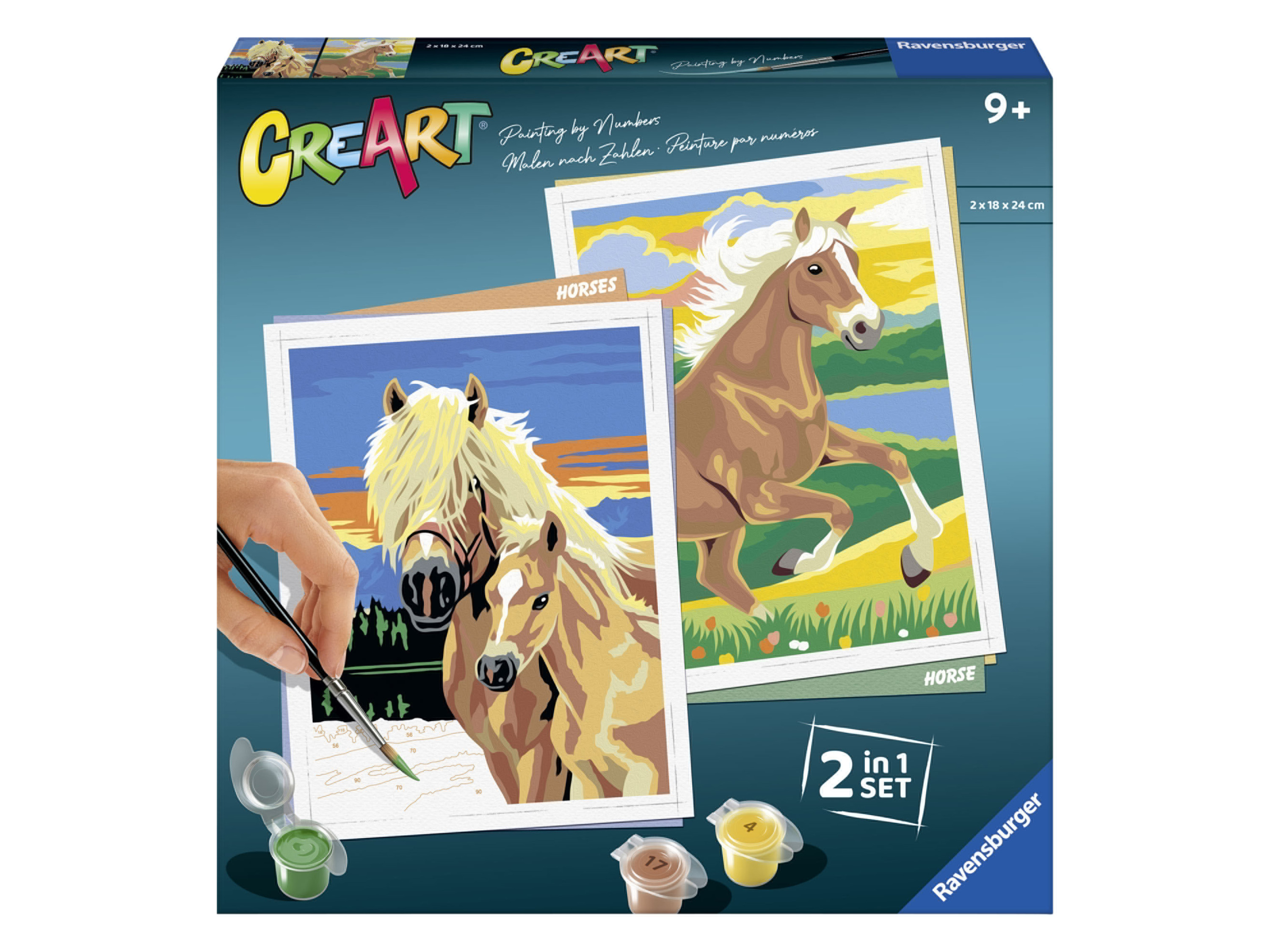 Ravensburger Malování podle čísel (sen o koních)
