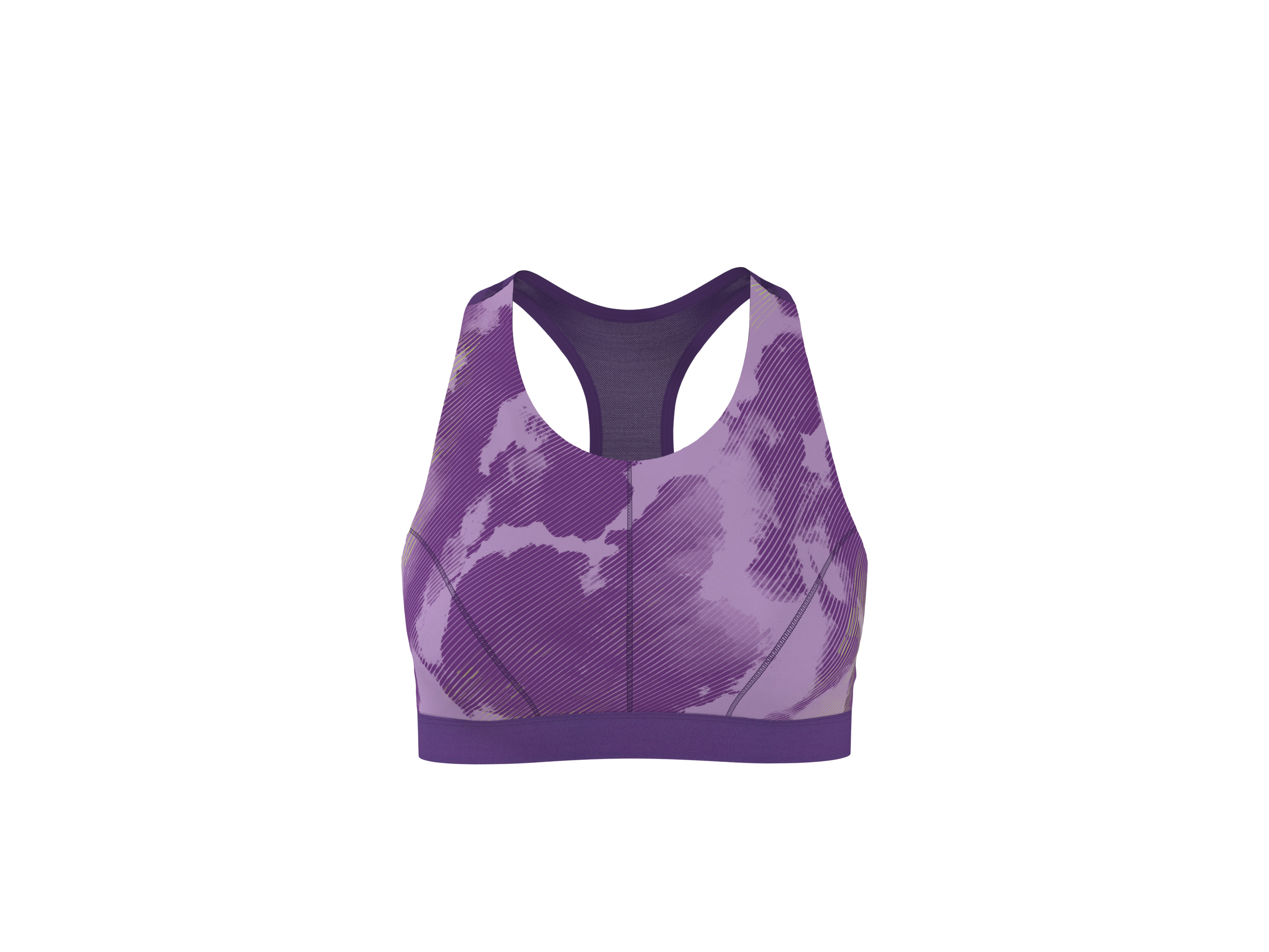 Crivit Dámská sportovní podprsenka, High Level (vzorovaná, XL (48/50))