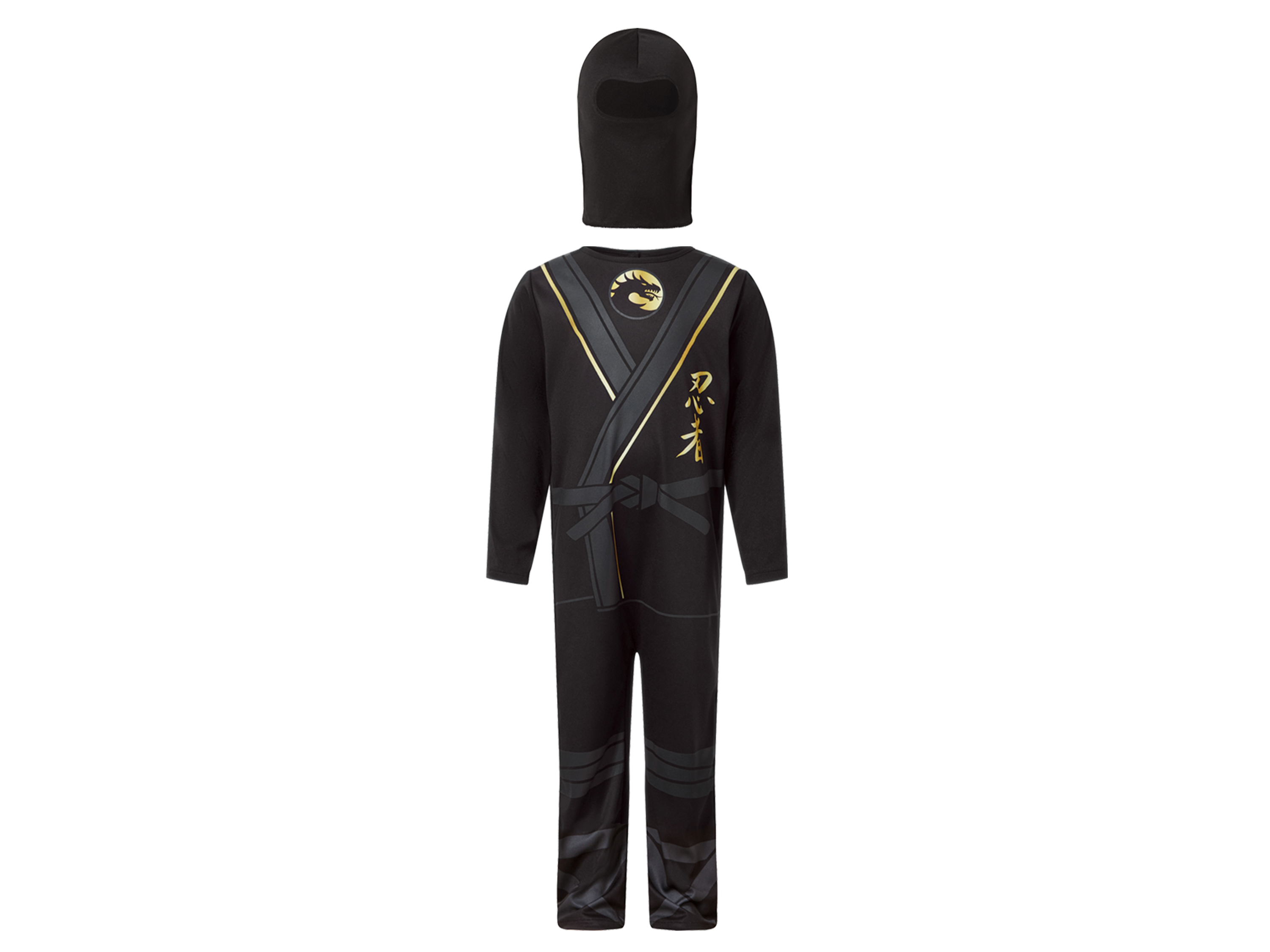 Chlapecký kostým "Ninja" / "Drak" / "Pixelová krajina" (Ninja, 110/116)