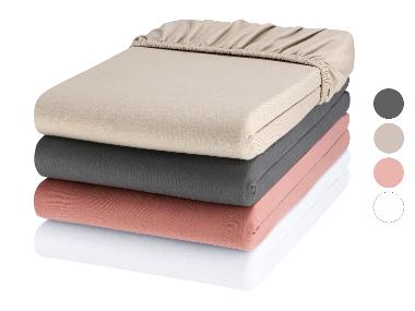 LIVARNO home Žerzejové napínací prostěradlo, 180-200 x 200 cm