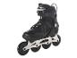 Černé inline brusle Crivit se sponou.