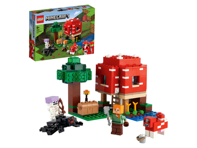 Zobrazit na celou obrazovku Lego Minecraft 21165 Včelí farma / 21171 Koňská stáj / 21178 Liščí chata / 21179 Houbový domek - Obrázek 13
