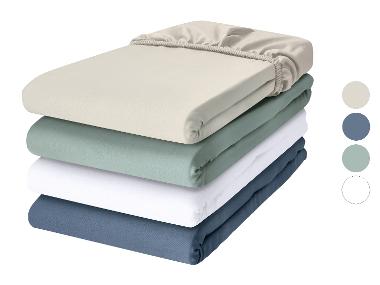 LIVARNO® Saténové napínací prostěradlo, 140-160 x 200 cm