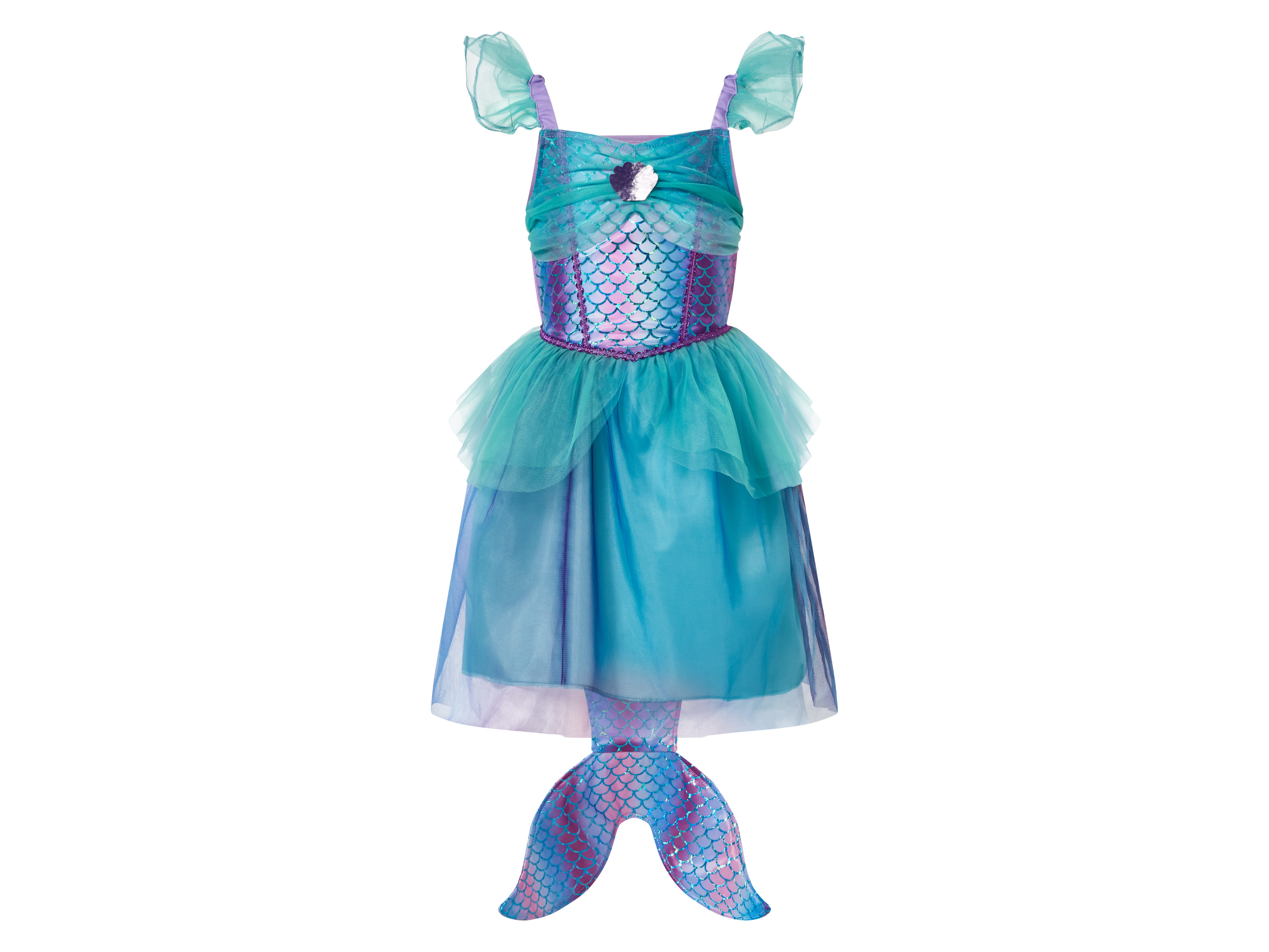 Dívčí kostým "Mořská panna" / "Beruška" / "Ledové království" / "Víla" (mořská panna, 134/140 (8-10 Jahre))