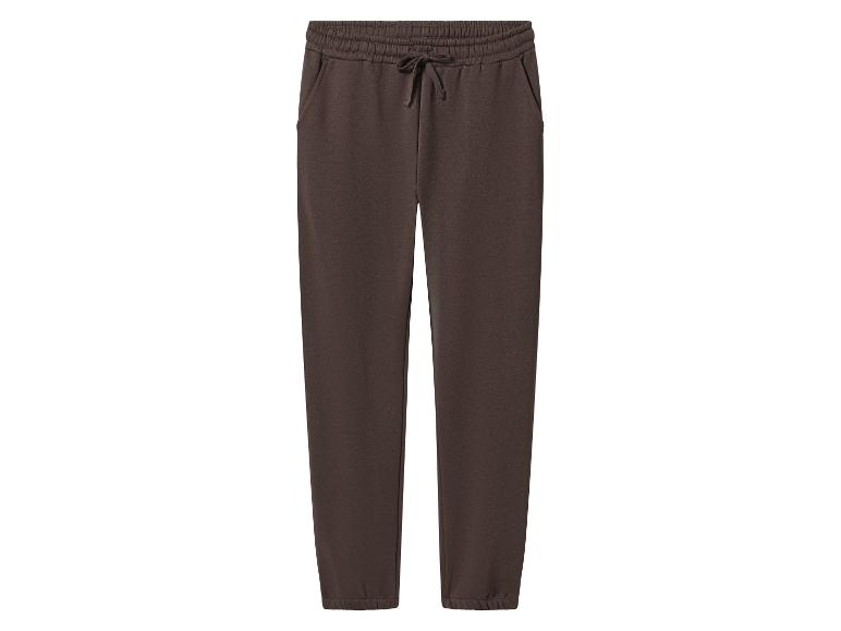 Hnědé tepláky s elastickým pasem a šňůrkou