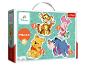 Trefl Disney Puzzle Medvídek Pú: Tygr, Pú, Prasátko a Oslík.