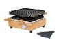 Raclette gril SilverCrest s bambusovou základnou a špachtlemi