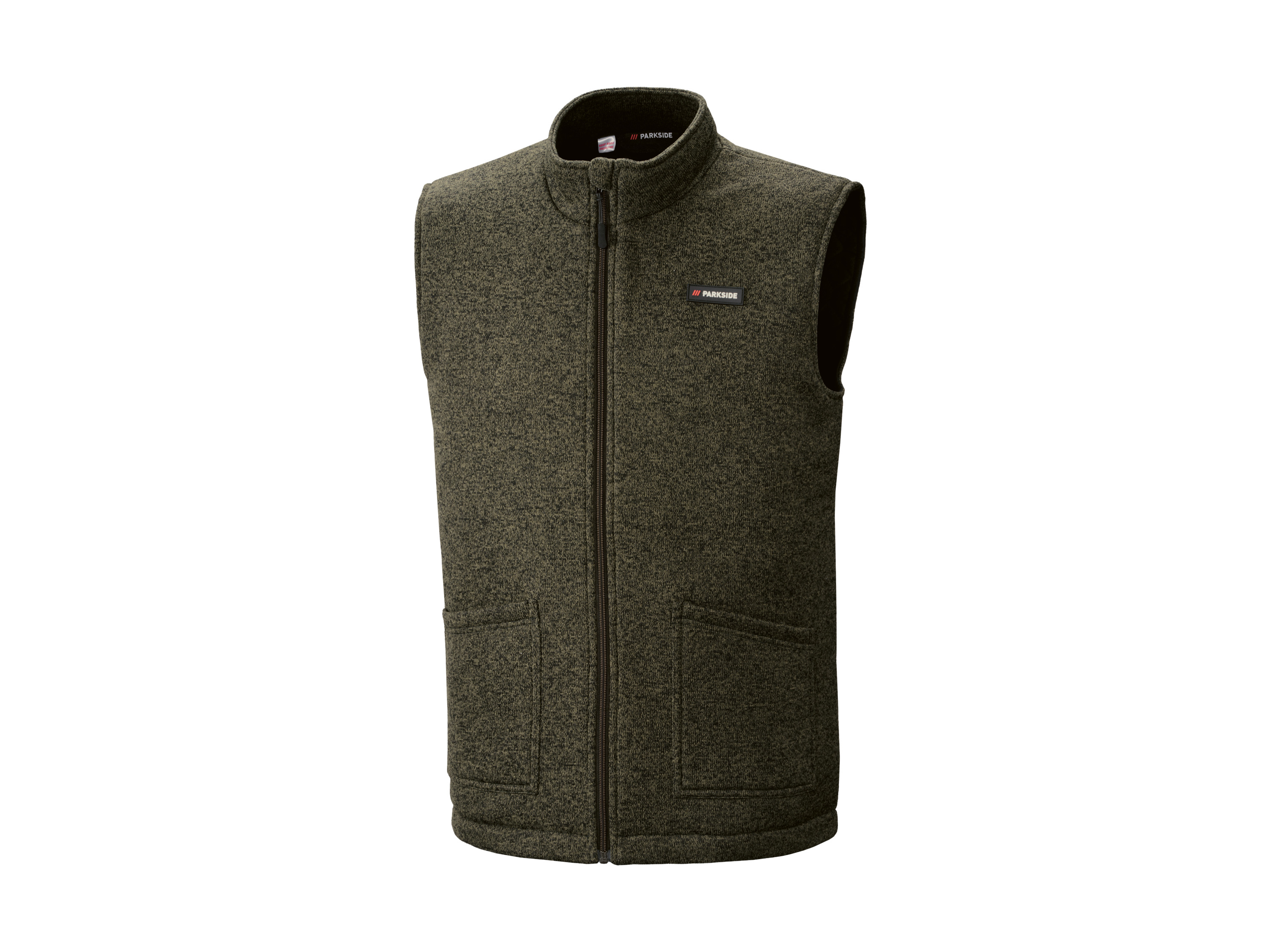 Parkside® Pánská vesta z pleteného fleecu (khaki, XXL (60/62))