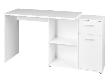 LIVARNO® Psací stůl se skříňkou, bílá