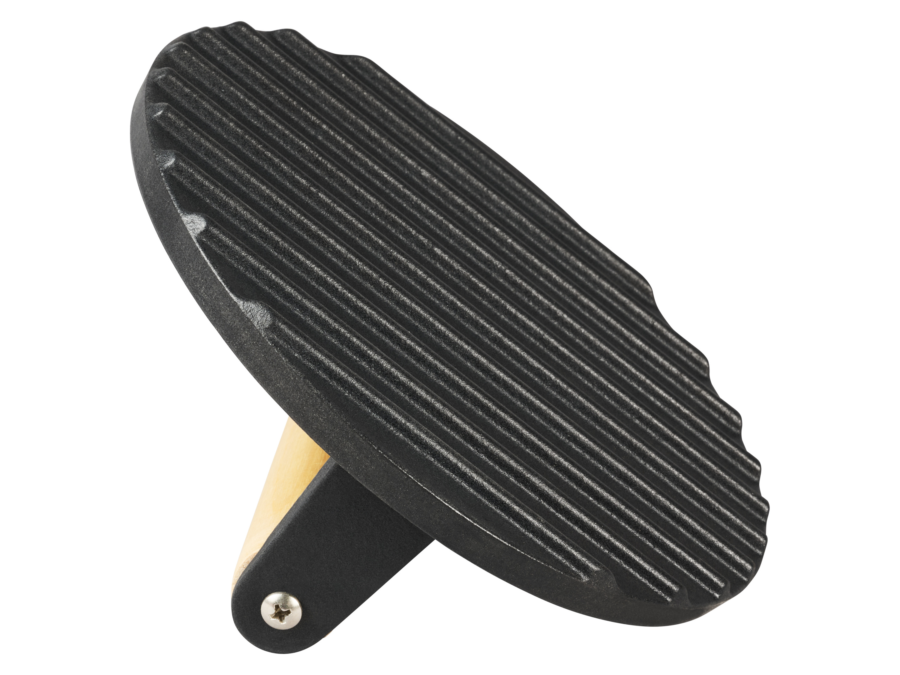 Grillmeister Litinová servírovací pánev s břidlicovou deskou / Lis na hamburgery (lis na hamburgery/drážkovaný)