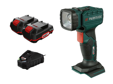 PARKSIDE® Aku ruční LED reflektor PLHLA 20 Li B1, 2x 2 Ah