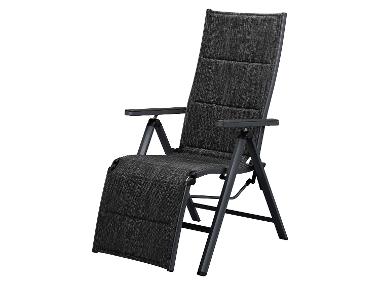 LIVARNO® Hliníkové polohovací křeslo Toronto, antracitová