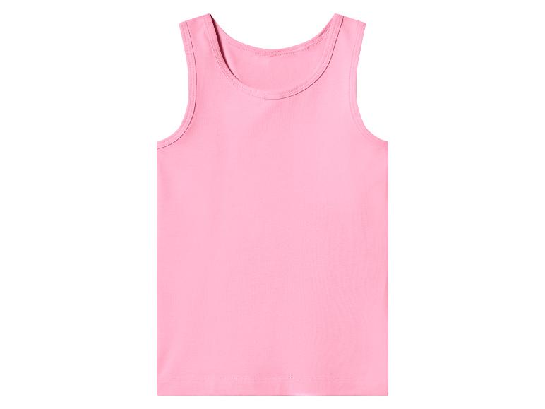 Růžový top bez rukávů pro děti