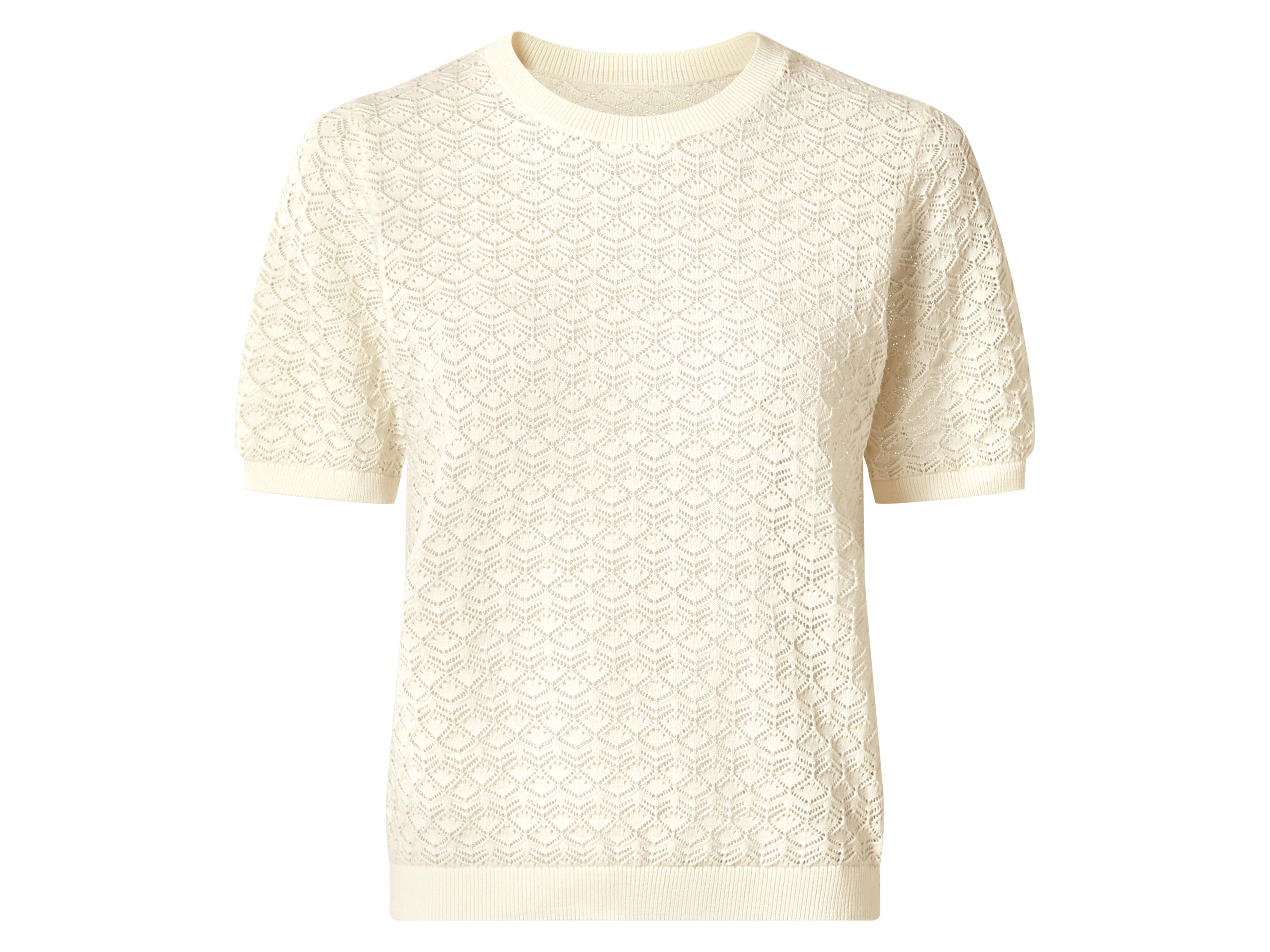 Esmara® Dámský svetr s krátkým rukávem (bílá, XS (32-34))