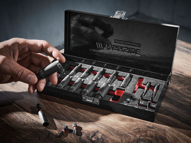 PARKSIDE PERFORMANCE® Sada rázových nástrčných klíčů a bitů PSS 21 A1, 21dílná