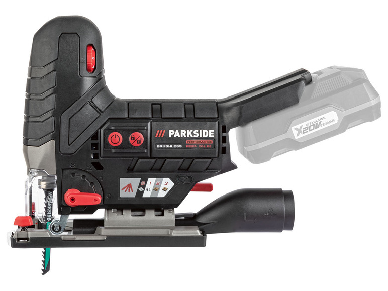  Zobrazit na celou obrazovku PARKSIDE PERFORMANCE® Aku přímočará pila PSSPA 20-Li C3, Smart 4 Ah - Obrázek 3