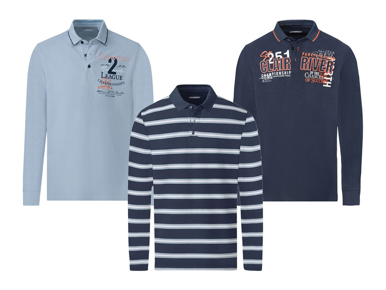 LIVERGY® Pánské polotriko s dlouhými rukávy