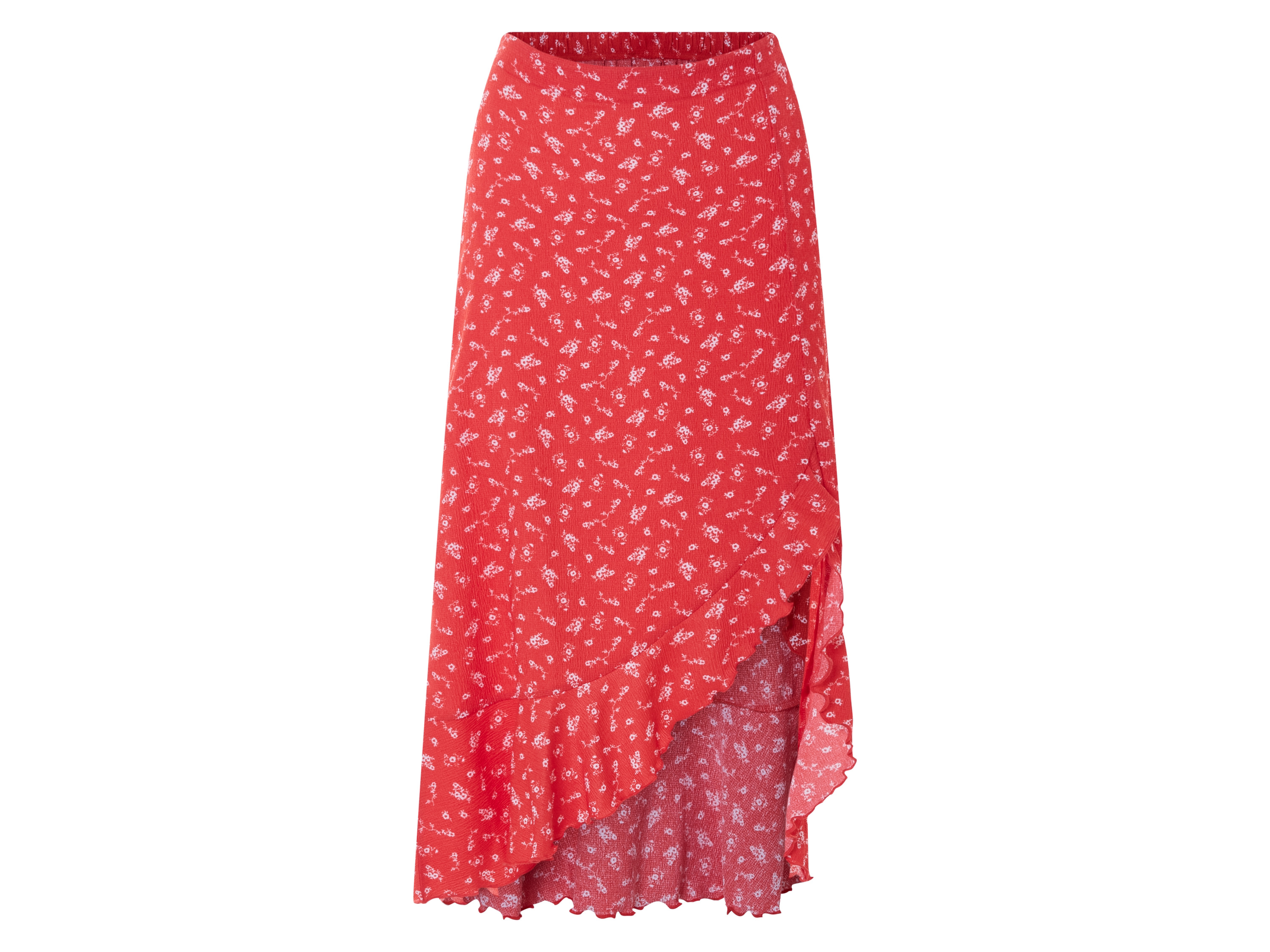 esmara® Dámská zavinovací midi sukně (červená, L(44/46))