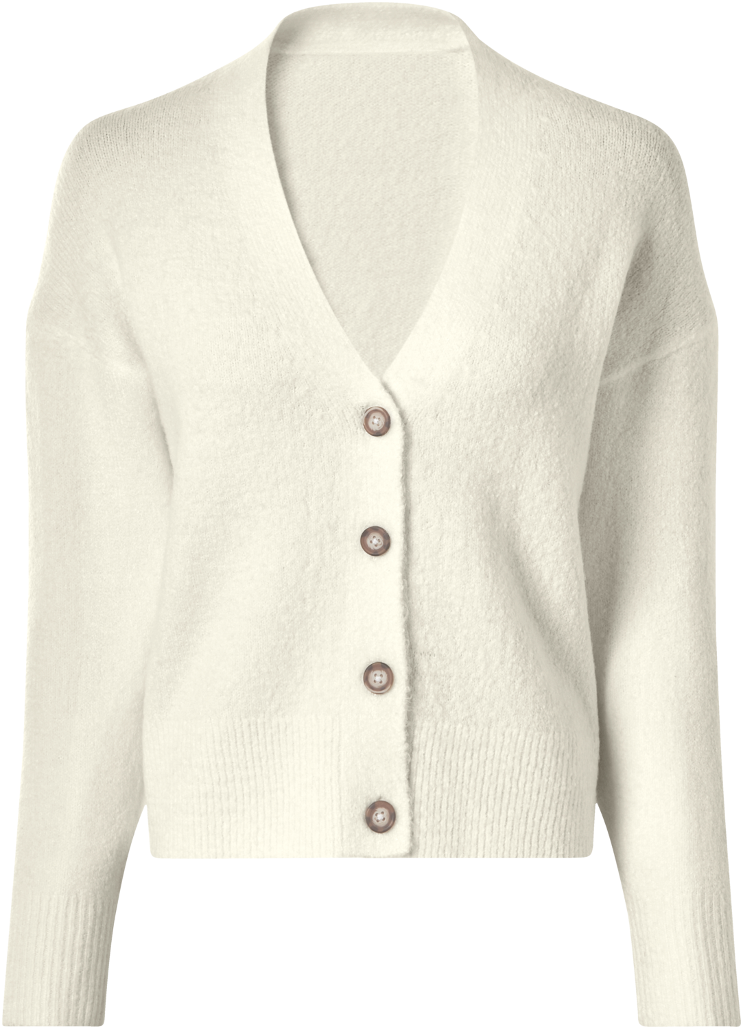 Esmara® Dámský pletený kardigan (bílá, S (36/38))