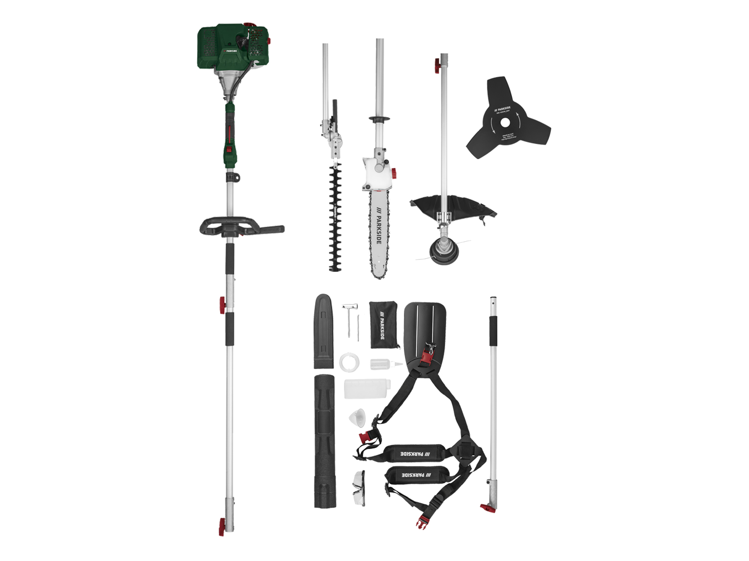 PARKSIDE® Benzínový kombinovaný přístroj 4 v 1 PBK 4 B3