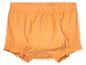 Oranžové dětské kalhotky s volány.