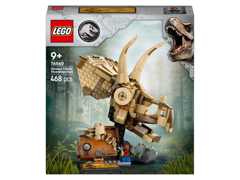 Stavebnice LEGO Jurassic World Triceratops lebka dinosauří fosilie