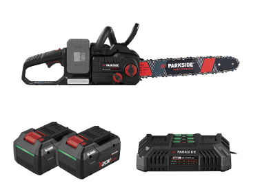 PARKSIDE PERFORMANCE® Aku řetězová pila PPKSA 40-Li C3, 2x Smart 8 Ah