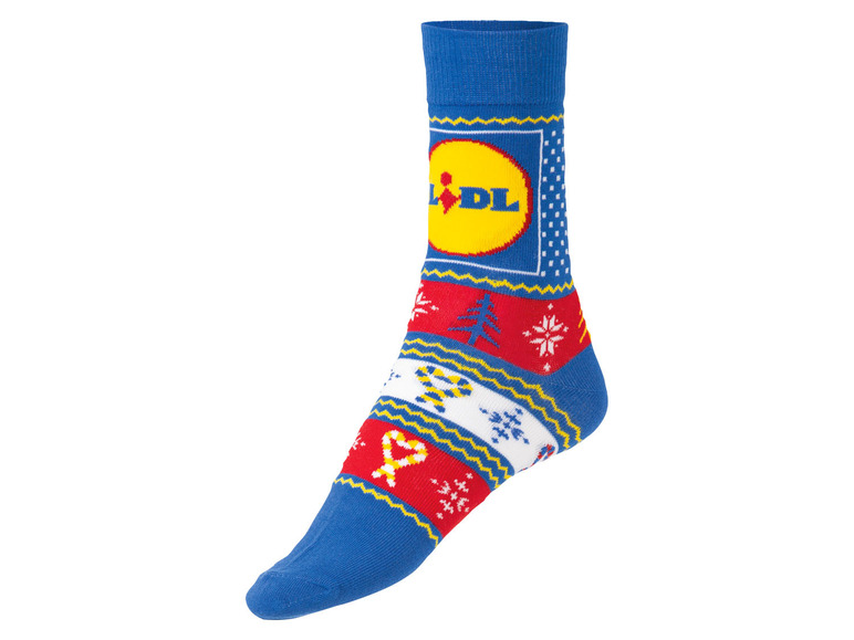  Zobrazit na celou obrazovku Pánské vánoční ponožky LIDL - Obrázek 2