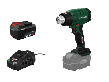 Aku horkovzdušná pistole PHLGA 20-Li C2, 4 Ah