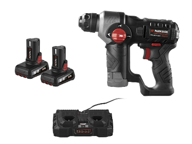 Aku vrtací kladivo PBHAP 12 A1, 2x 5 Ah